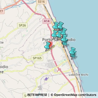 Mappa Via Monti della Laga, 63821 Porto Sant'Elpidio FM, Italia (1.46727)