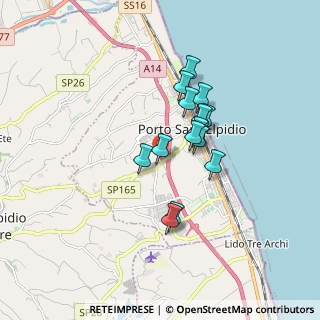 Mappa Via Monti della Laga, 63821 Porto Sant'Elpidio FM, Italia (1.32643)