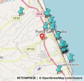 Mappa Via Monti della Laga, 63821 Porto Sant'Elpidio FM, Italia (2.11722)