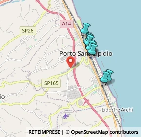 Mappa Via Monti della Laga, 63821 Porto Sant'Elpidio FM, Italia (1.51364)