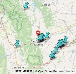 Mappa Località Biagi, 62027 San Severino Marche MC, Italia (7.4465)