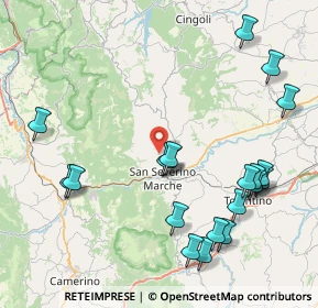 Mappa Località Biagi, 62027 San Severino Marche MC, Italia (9.888)