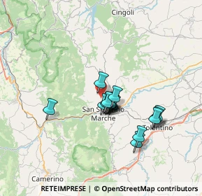 Mappa Località Biagi, 62027 San Severino Marche MC, Italia (5.22813)