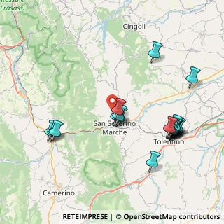 Mappa Località Biagi, 62027 San Severino Marche MC, Italia (8.9125)