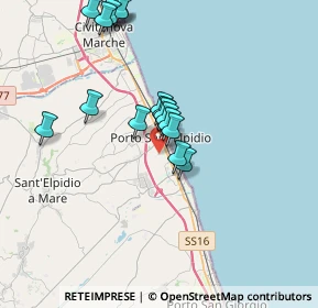 Mappa 63018 Porto Sant'Elpidio FM, Italia (3.58941)