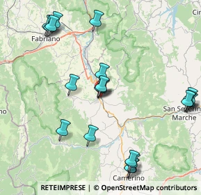 Mappa Via Leonardo, 62024 Matelica MC, Italia (9.8195)