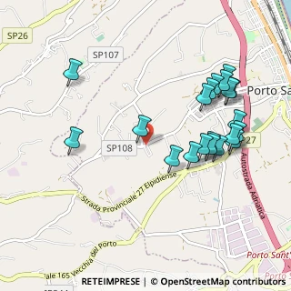 Mappa SP Corvese, 63821 Porto Sant'Elpidio FM, Italia (1.098)