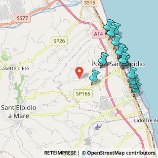 Mappa SP Corvese, 63821 Porto Sant'Elpidio FM, Italia (2.472)