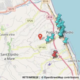Mappa SP Corvese, 63821 Porto Sant'Elpidio FM, Italia (2.24714)