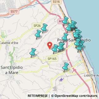 Mappa SP Corvese, 63821 Porto Sant'Elpidio FM, Italia (2.0495)