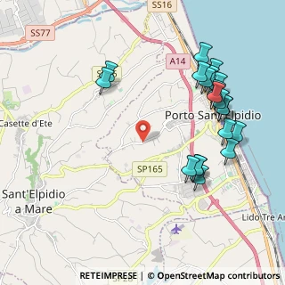 Mappa SP Corvese, 63821 Porto Sant'Elpidio FM, Italia (2.3815)