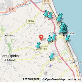 Mappa SP Corvese, 63821 Porto Sant'Elpidio FM, Italia (2.282)