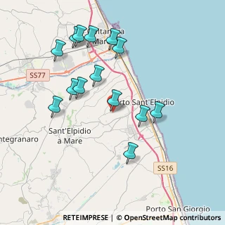 Mappa SP Corvese, 63821 Porto Sant'Elpidio FM, Italia (4.03429)