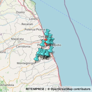 Mappa SP Corvese, 63821 Porto Sant'Elpidio FM, Italia (8.126)