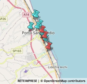 Mappa Via Michelangelo Buonarroti, 63018 Porto Sant'Elpidio FM, Italia (1.06692)