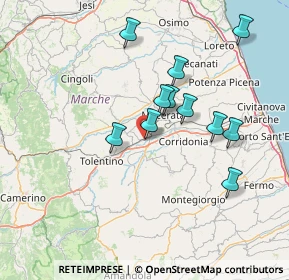 Mappa Via Giovanni Falcone, 62010 Pollenza MC, Italia (13.54091)