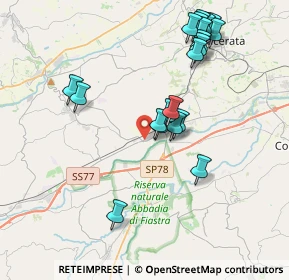 Mappa Via Giovanni Falcone, 62010 Pollenza MC, Italia (4.117)