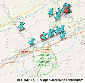 Mappa Via Giovanni Falcone, 62010 Pollenza MC, Italia (4.53579)