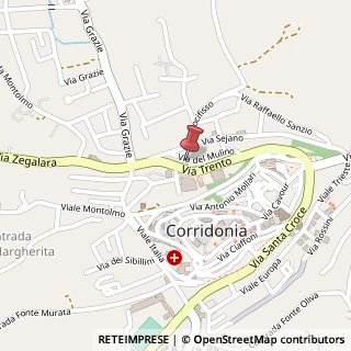 Mappa Strada Provinciale 34, 121, 62014 Corridonia, Macerata (Marche)