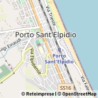 Kort Porto Sant'Elpidio