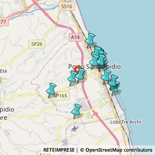 Mappa Via Enrico Mattei, 63821 Porto Sant'Elpidio FM, Italia (1.453)