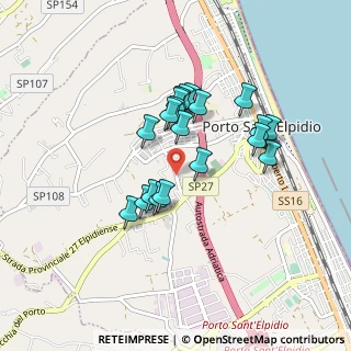 Mappa Via Enrico Mattei, 63821 Porto Sant'Elpidio FM, Italia (0.7335)