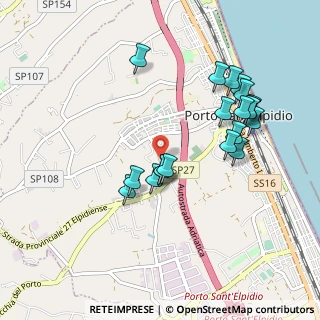 Mappa Via Enrico Mattei, 63821 Porto Sant'Elpidio FM, Italia (0.9725)