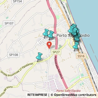 Mappa Via Enrico Mattei, 63821 Porto Sant'Elpidio FM, Italia (1.072)