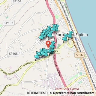 Mappa Via Enrico Mattei, 63821 Porto Sant'Elpidio FM, Italia (0.5365)