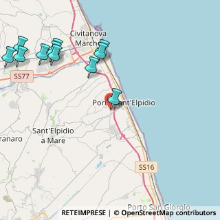 Mappa Via Enrico Mattei, 63821 Porto Sant'Elpidio FM, Italia (5.63455)