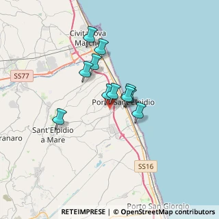 Mappa Via Enrico Mattei, 63821 Porto Sant'Elpidio FM, Italia (2.49091)