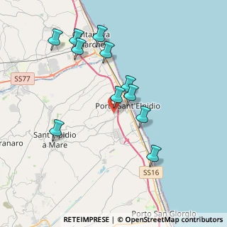 Mappa Via Enrico Mattei, 63821 Porto Sant'Elpidio FM, Italia (3.89182)