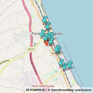 Mappa Piazza Dante Alighieri, 63821 Porto Sant'Elpidio FM, Italia (0.71308)
