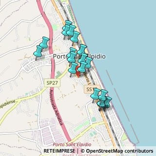 Mappa Piazza Dante Alighieri, 63821 Porto Sant'Elpidio FM, Italia (0.8085)