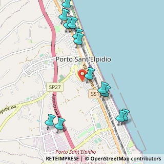 Mappa Piazza Dante Alighieri, 63821 Porto Sant'Elpidio FM, Italia (1.24462)