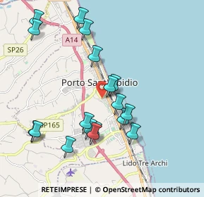 Mappa Piazza Dante Alighieri, 63821 Porto Sant'Elpidio FM, Italia (2.04444)