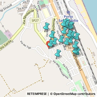 Mappa Piazza Dante Alighieri, 63821 Porto Sant'Elpidio FM, Italia (0.224)