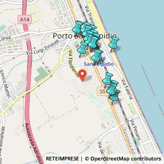 Mappa Piazza Dante Alighieri, 63821 Porto Sant'Elpidio FM, Italia (0.4625)