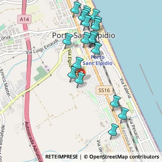 Mappa Piazza Dante Alighieri, 63821 Porto Sant'Elpidio FM, Italia (0.573)