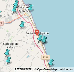 Mappa Piazza Dante Alighieri, 63821 Porto Sant'Elpidio FM, Italia (5.80091)
