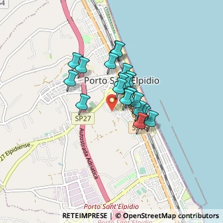 Mappa Via dei Tigli, 63821 Porto Sant'Elpidio FM, Italia (0.626)