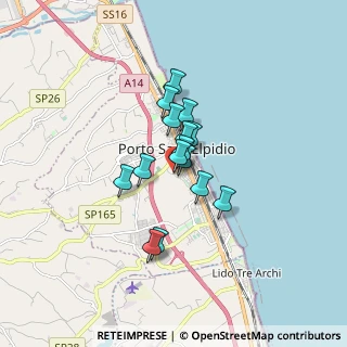 Mappa Via dei Tigli, 63821 Porto Sant'Elpidio FM, Italia (1.1)