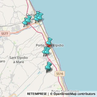 Mappa Via dei Tigli, 63821 Porto Sant'Elpidio FM, Italia (4.04364)