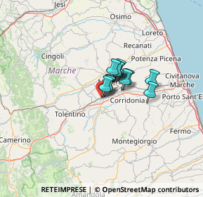 Mappa SP 77, 62010 Casette Verdini MC (6.46083)