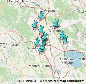 Mappa Corso Vittorio Emanuele, 52045 Foiano della Chiana AR, Italia (8.91231)