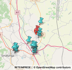 Mappa Via del Castellare, 52045 Foiano della Chiana AR, Italia (3.55333)