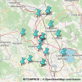 Mappa Via del Castellare, 52045 Foiano della Chiana AR, Italia (15.40412)