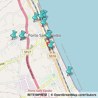Mappa Via Carlo Goldoni, 63821 Porto Sant'Elpidio FM, Italia (1.08909)