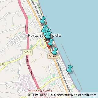 Mappa Via Carlo Goldoni, 63821 Porto Sant'Elpidio FM, Italia (0.64167)