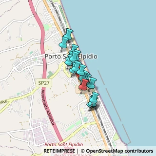 Mappa Via Carlo Goldoni, 63821 Porto Sant'Elpidio FM, Italia (0.563)